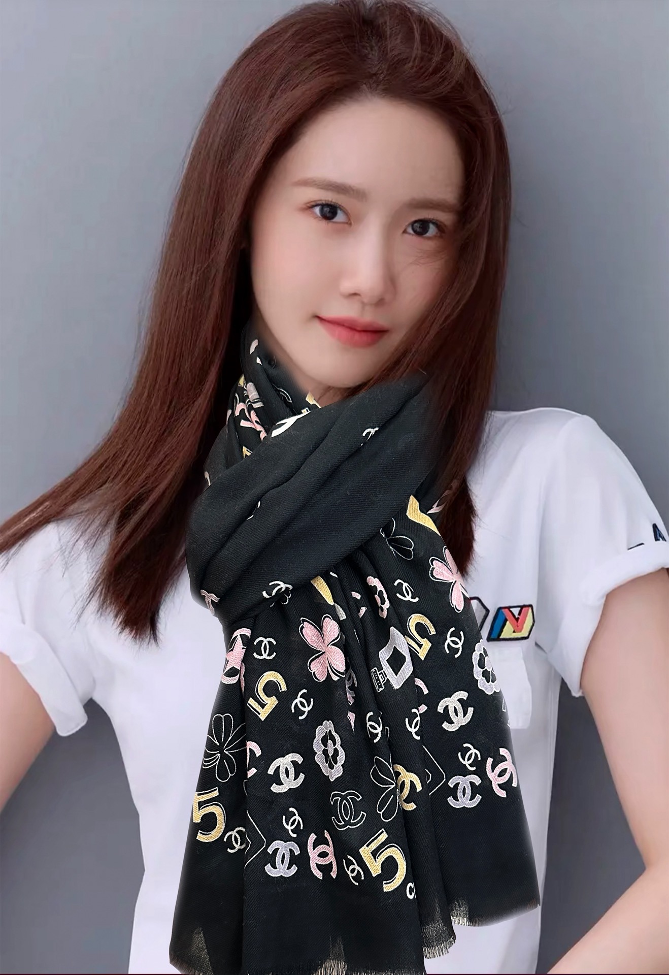 Luxury Inspired Designer Scarf Elegant Soft Shawl Trendy Fashion Wrap
