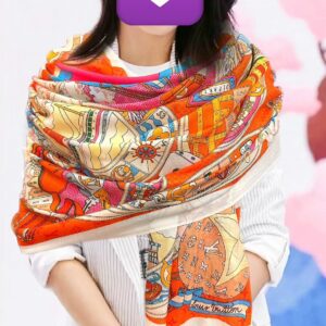 Louis Vuitton 2026 Ring Velvet Cashmere Scarf Luxury Shawl 100x200cm