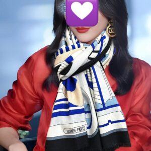 Hermès 2026 New Scarf Double-Sided Cashmere Luxury Shawl