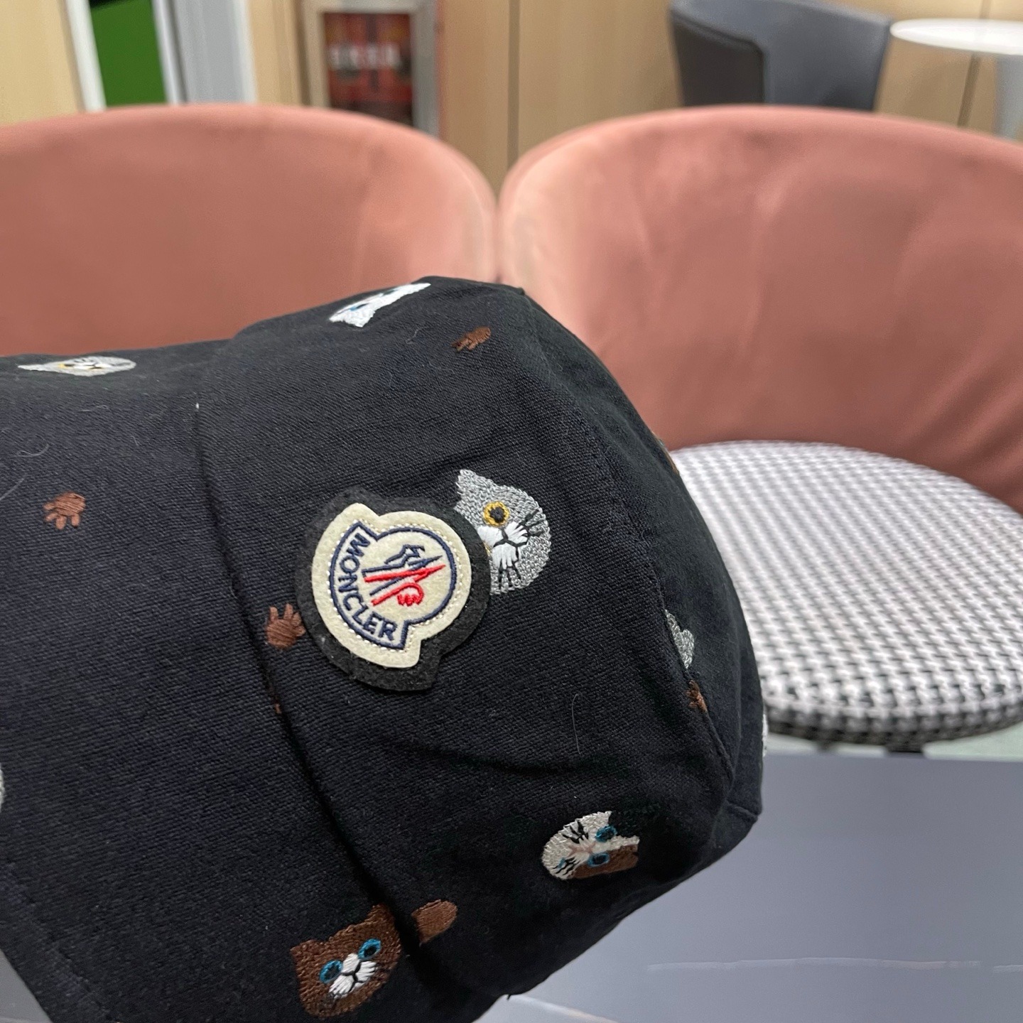 Japanese-Style Cute Cat Embroidered Fisherman Hat for Women – Summer Casual Face-Slimming Sunshade Bucket Hat - Image 5