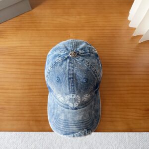 Vintage Distressed Baseball Cap – Korean Style Retro Ripped Streetwear Hat