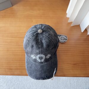 Vintage Distressed Baseball Cap – Korean Style Retro Ripped Streetwear Hat