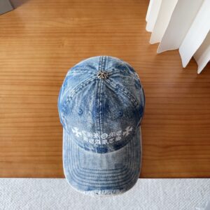 Vintage Distressed Baseball Cap – Korean Style Retro Ripped Streetwear Hat