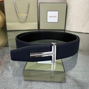 Tom Ford Double-Sided Top-Grain Cowhide Leather Belt – Latest Collection