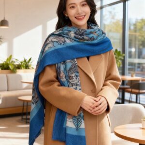 New Shimmering Cashmere Scarf Premium Soft Elegant Luxury Wrap