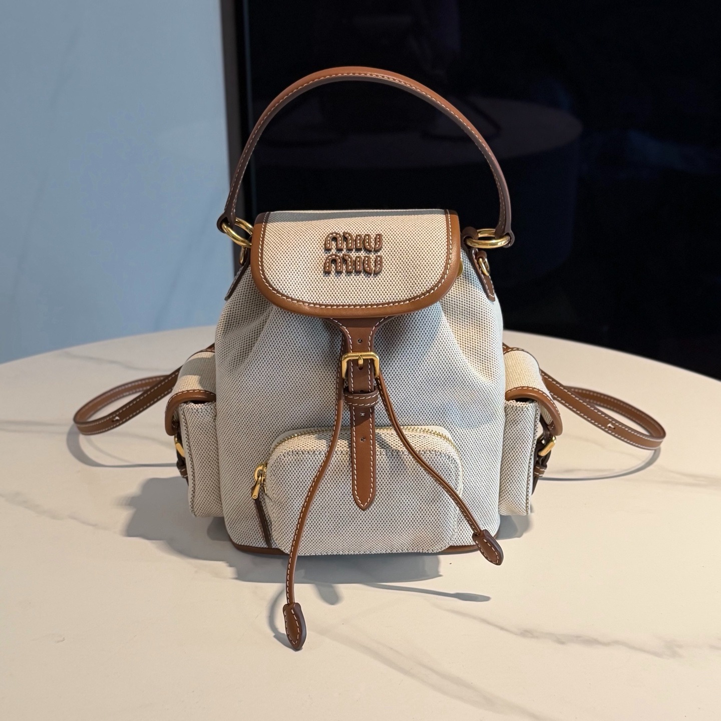 Women’s Patchwork Leather Backpack 2025 Runway-Inspired Premium Design - Image 6