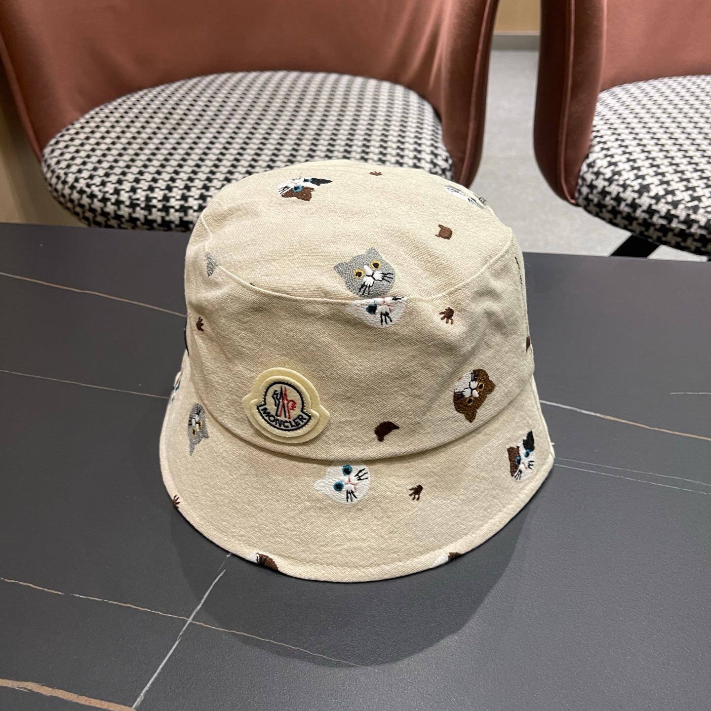 Cute Japanese-Style Embroidered Cat Fisherman Hat for Women – Summer Casual Versatile Sunshade Bucket Hat - Image 7