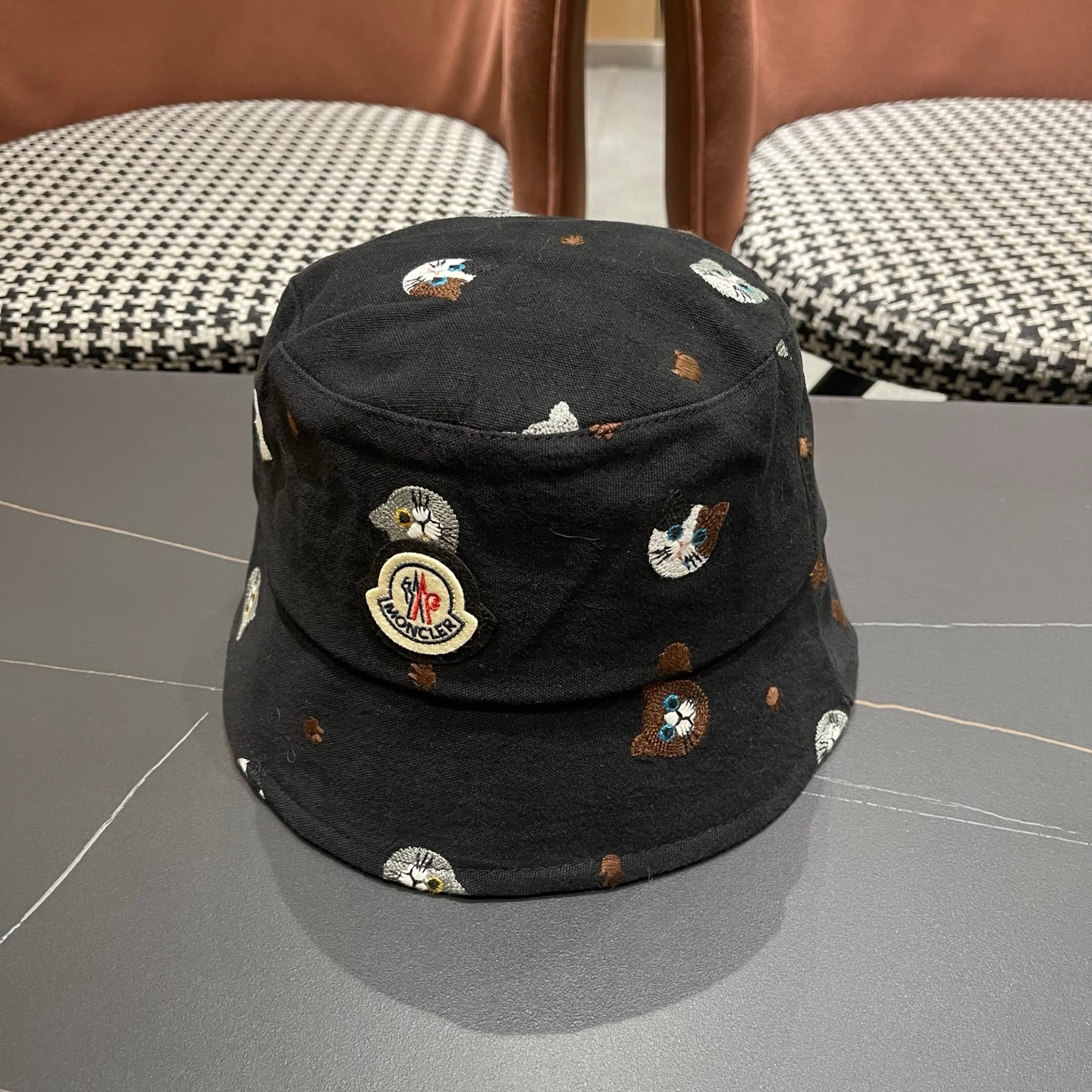 Japanese-Style Cute Cat Embroidered Fisherman Hat for Women – Summer Casual Face-Slimming Sunshade Bucket Hat - Image 8