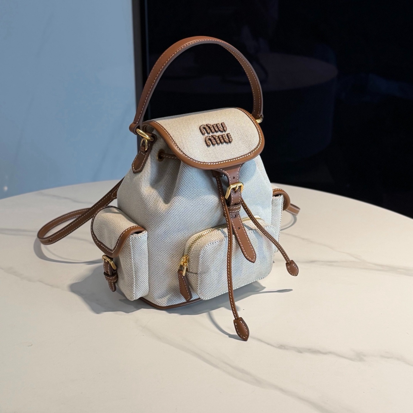 Women’s Patchwork Leather Backpack 2025 Runway-Inspired Premium Design - Image 4