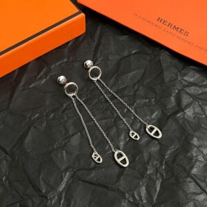Hermès Inspired Elegant Earrings Luxury Minimalist Noble Design