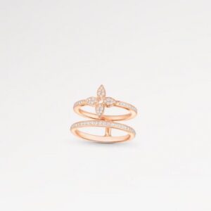 Louis Vuitton-Inspired Retro Avant-Garde Ring Boutique-Style Luxury Band (Sizes 6–8)