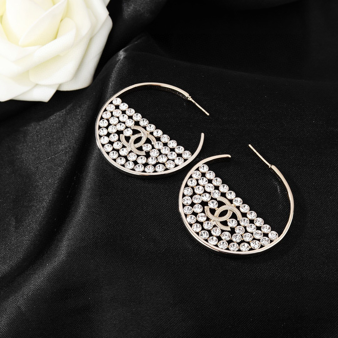 Chanel Inspired Goose Series CC Earrings Premium One to One Luxury Design - Image 3