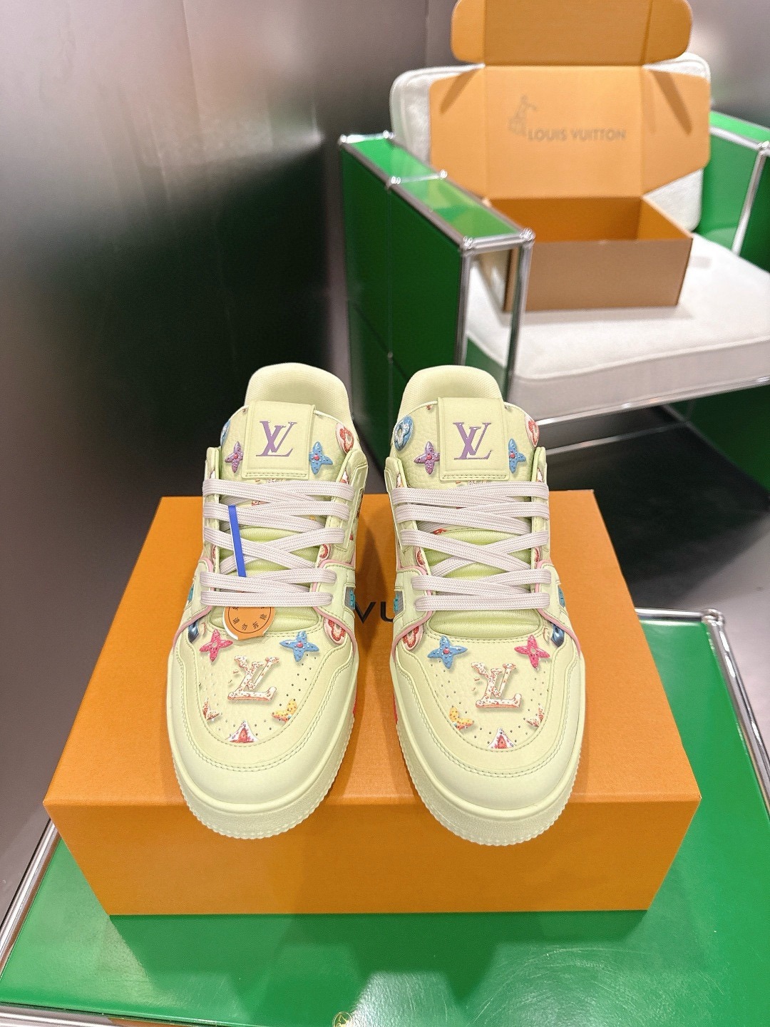 Louis Vuitton TARINE Trainer Sneakers – Retro Basketball Premium Collection - Image 5