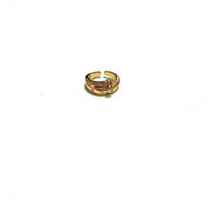 Cartier-Inspired V Gold Ring – Perfect Condition Luxury Minimalist Statement Band