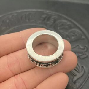 Chrome Hearts Inspired Rotating Statement Ring High-Quality Spinner Band (Sizes 6–11)