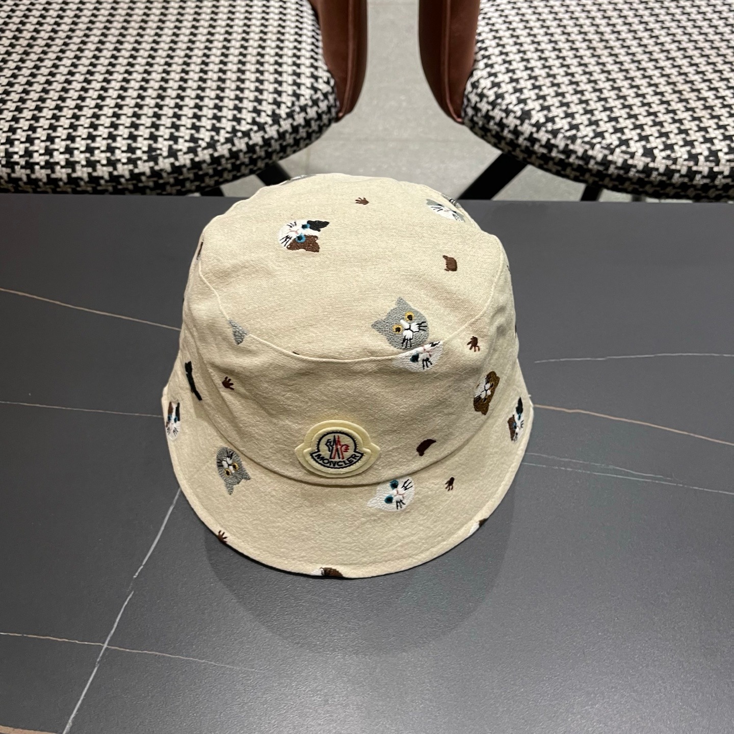 Cute Japanese-Style Embroidered Cat Fisherman Hat for Women – Summer Casual Versatile Sunshade Bucket Hat - Image 5