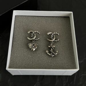 Chanel Vintage Style Earrings Elegant Classic Luxury Design