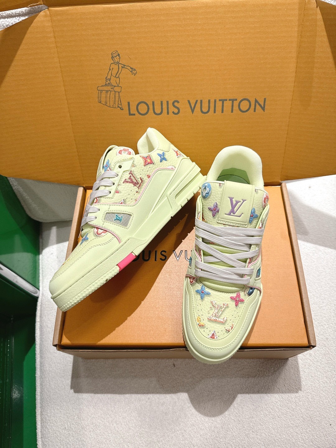 Louis Vuitton TARINE Trainer Sneakers – Retro Basketball Premium Collection - Image 3
