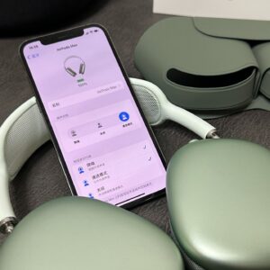 Green Real Shot Apple AirPods Max Over-ear Headphones