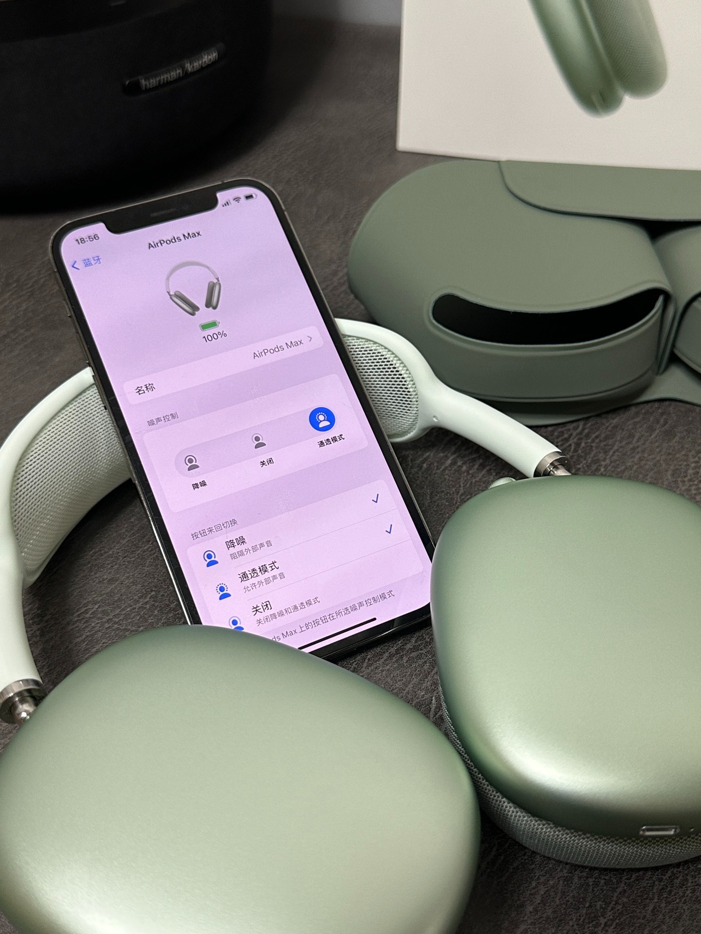 Green Real Shot Apple AirPods Max Over-ear Headphones