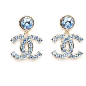 Chanel Style ZP Earrings Elegant Sculpted Luxury Fashion Design