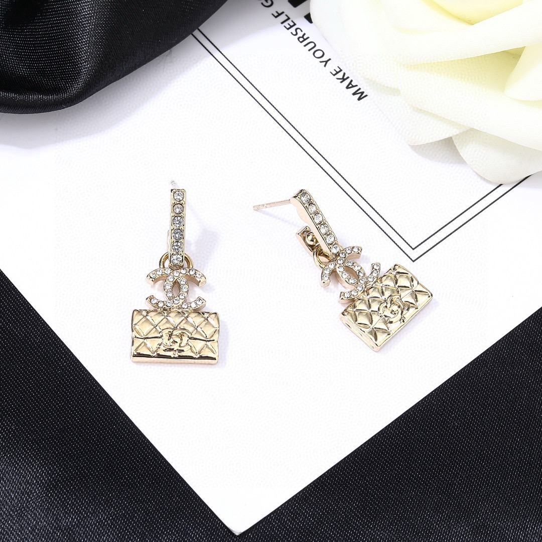 Chanel Goose Series CC Earrings Premium One-to-One Luxury Design - Image 2