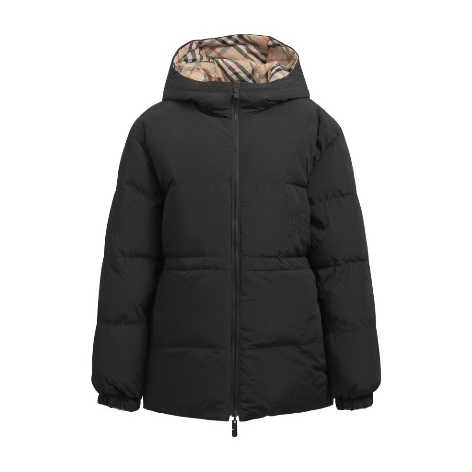 Burberry 24FW Reversible Hooded Check Down Jacket Two Way Zipper Edition - Image 2
