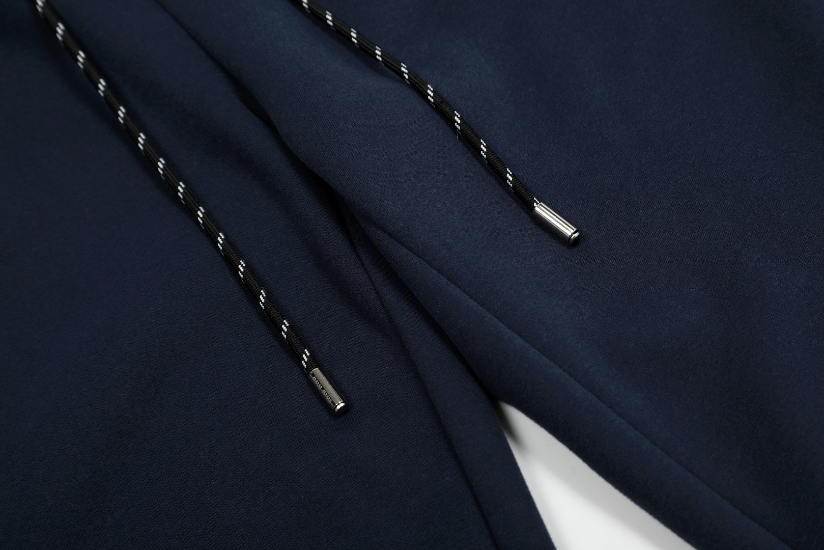 Miu Miu Style M5810 Four Season Loop Cotton Sweatpants Fake Two Piece Waist Premium Drawstring Pants - Image 2