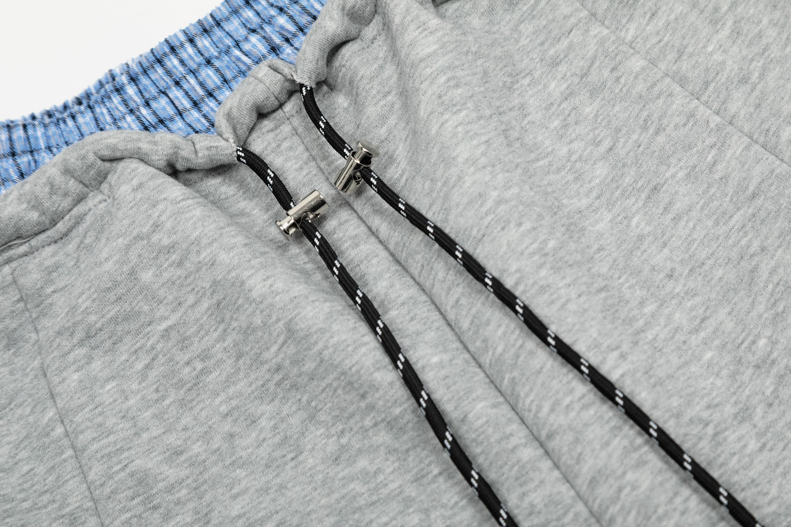 Miu Miu Style M5810 Four Season Loop Cotton Sweatpants Fake Two Piece Waist Premium Drawstring Trousers - Image 4