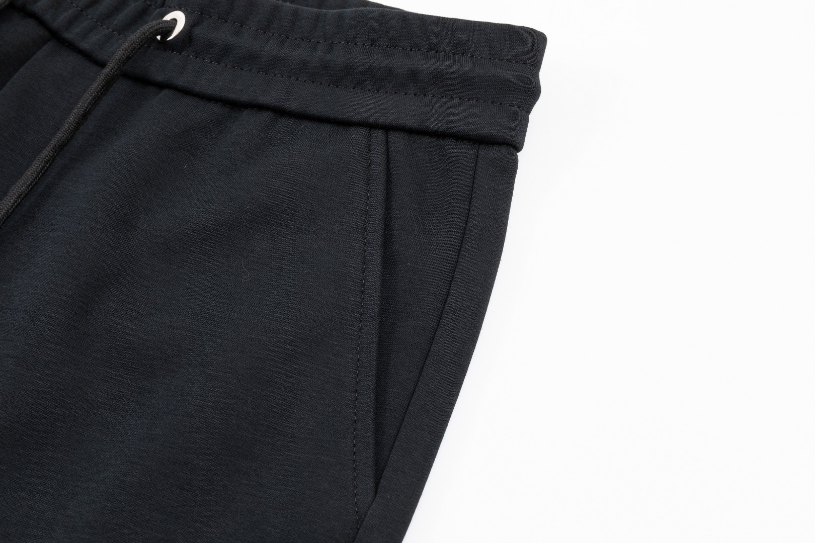 Moncler Men’s Embroidered Logo Cotton Sweatpants Premium Knitted Casual Trousers - Image 2