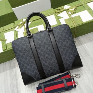 GG Classic Briefcase Original Quality Premium Leather Edition