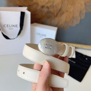 CELINE Arc de Triomphe Oval Buckle Belt