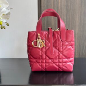 Toujours Vertical Series Small Handbag Cherry Red Edition