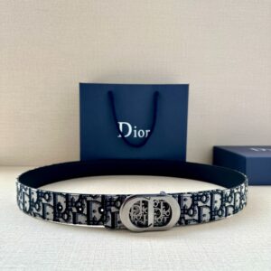 DIOR Brass-Plated Buckle Belt New Spring/Autumn Collection