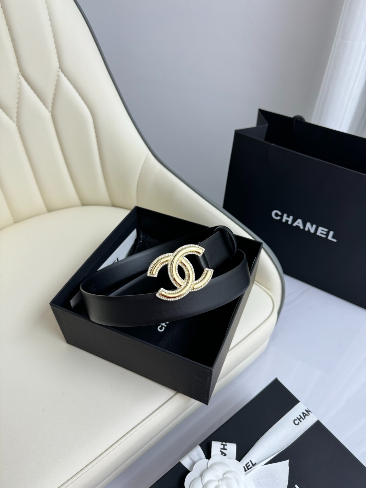 P150 Chanel, original precision electroplated buckle, original leather,