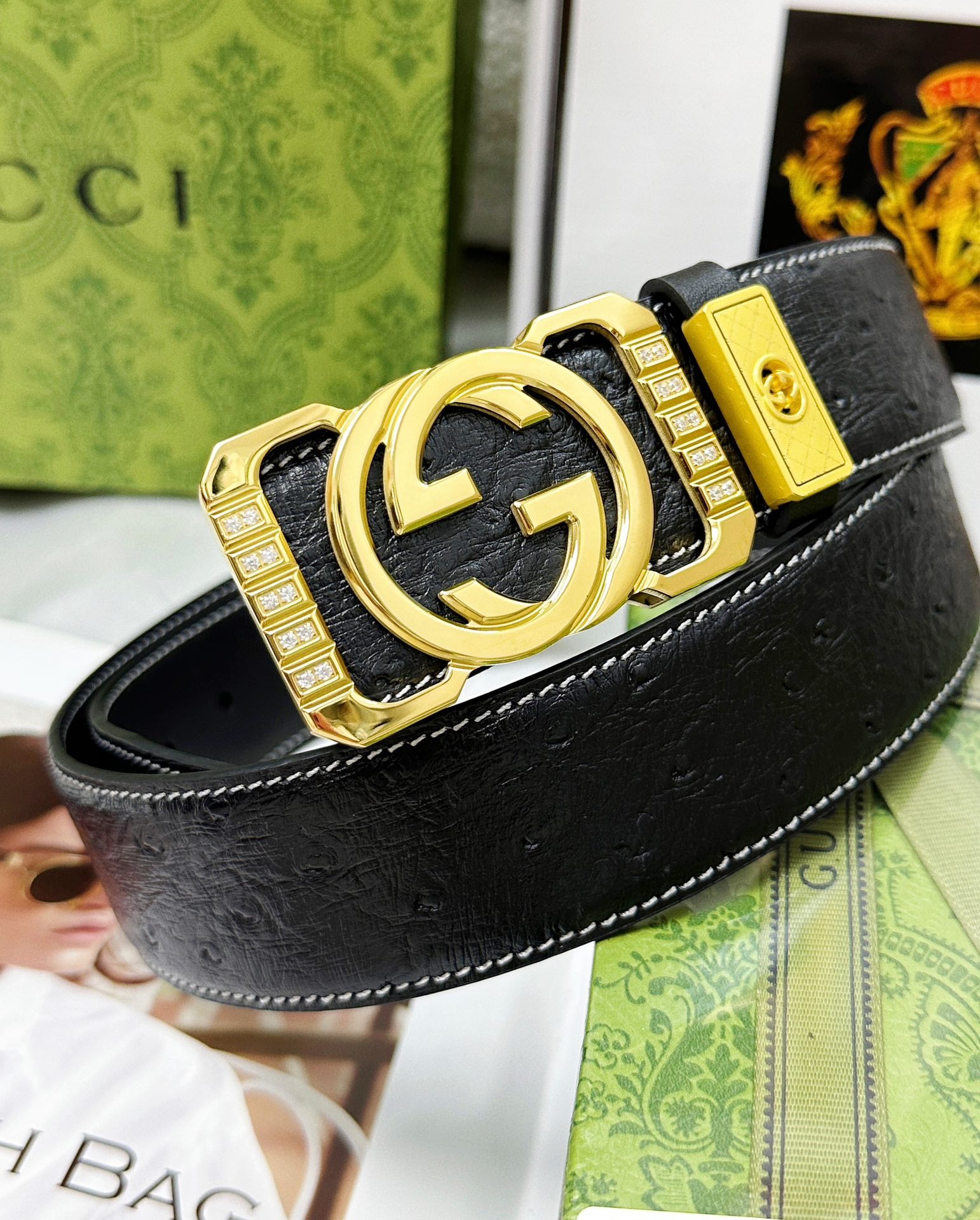 Gucci Premium Belt Top-Grain Cowhide Edition