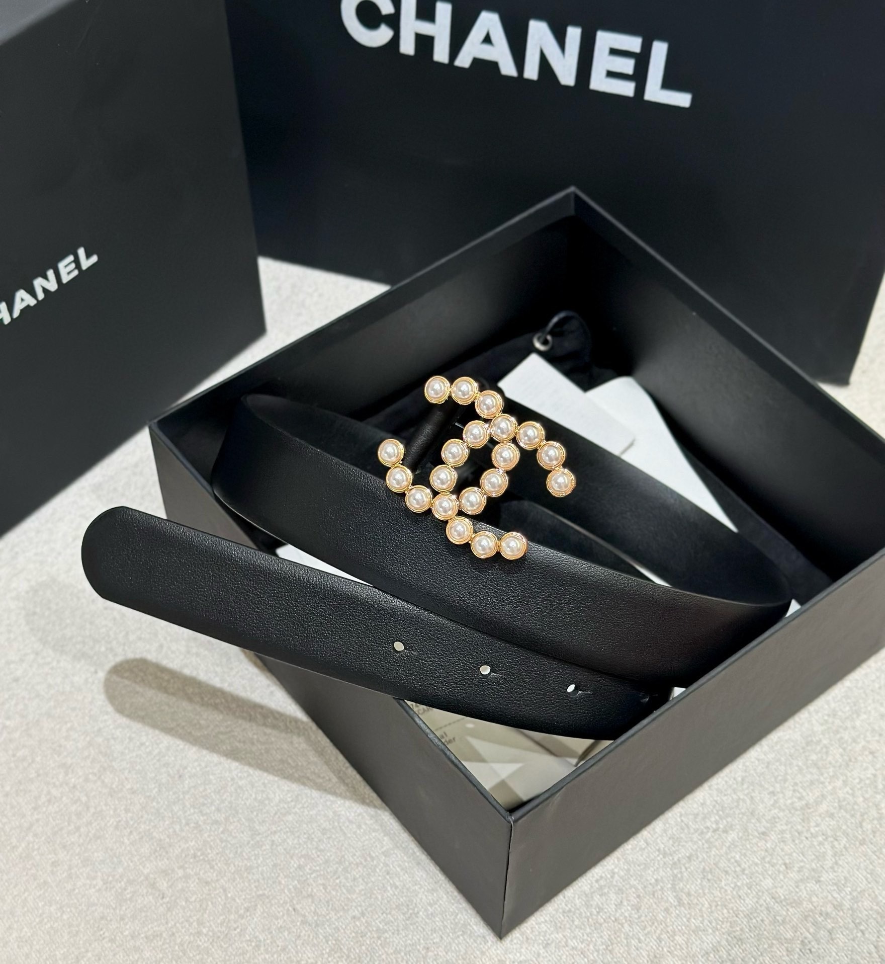Chanel Classic Double C Belt Elegant Spring Edition - Image 5