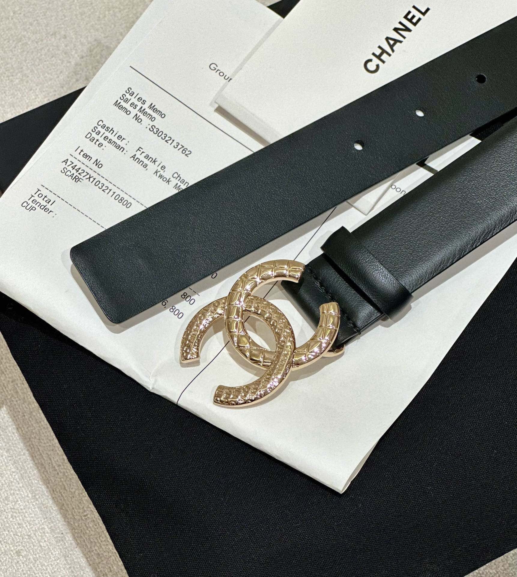 Chanel Classic Double C Belt Spring Elegance Edition - Image 3