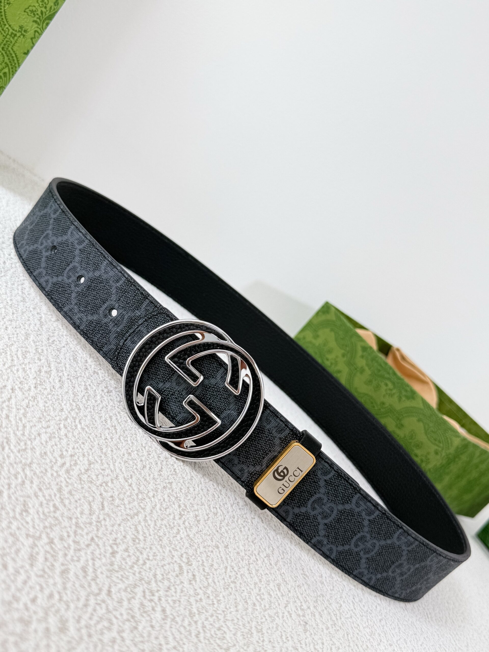 Gucci Original Belt Hook Buckle Pure Steel Buckle - Image 5