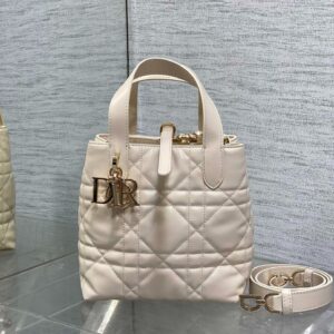 Toujours Vertical Series Small Handbag Ivory White Edition