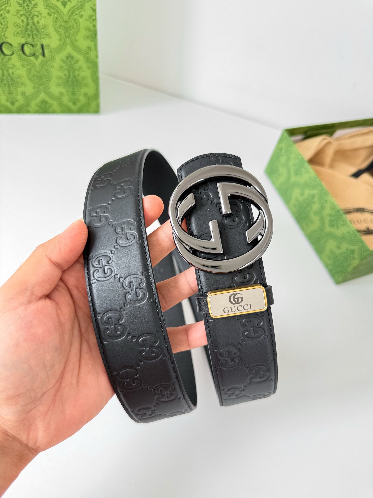 Gucci Original Belt Hook Buckle Pure Steel Buckle