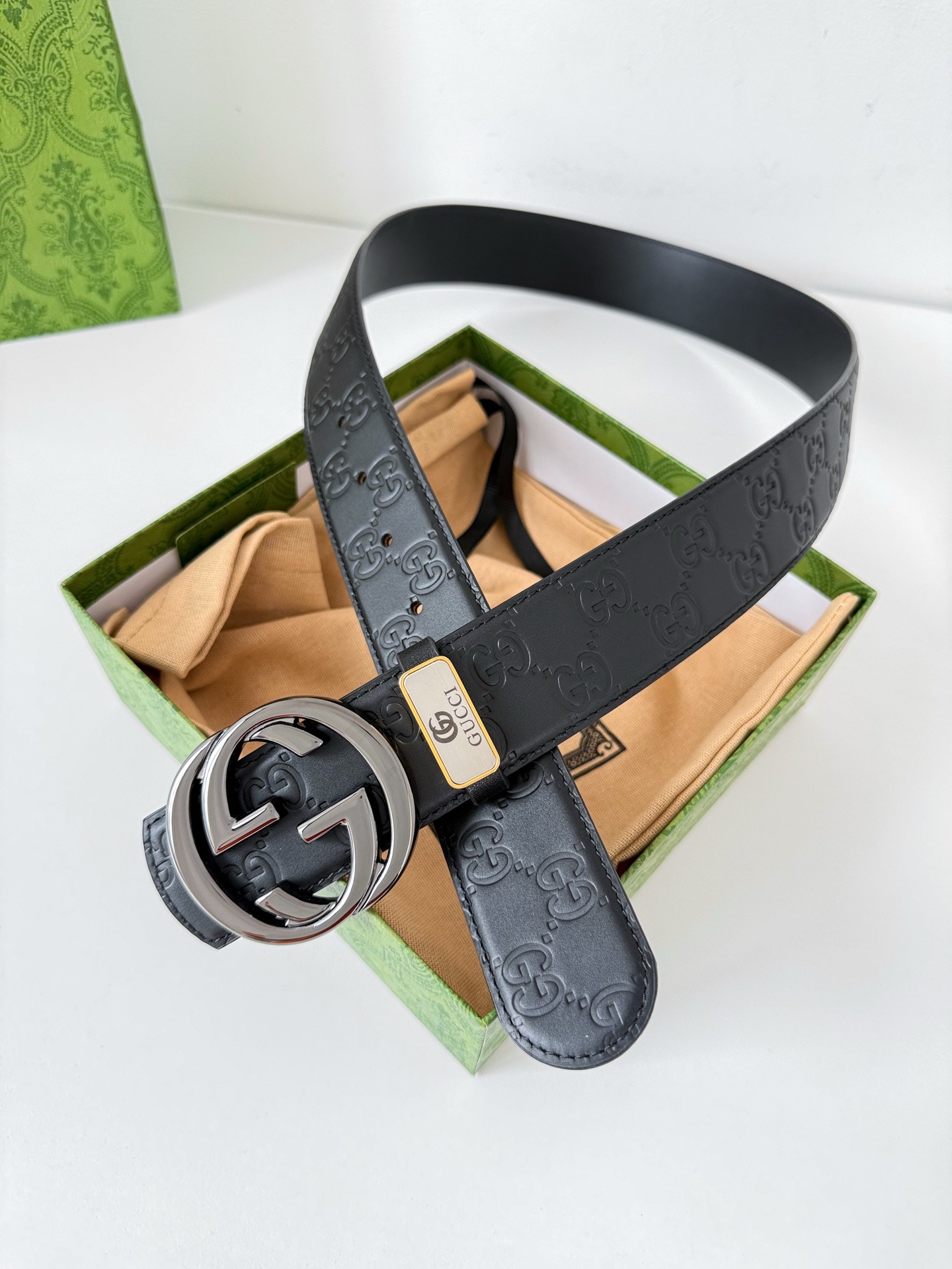 Gucci Original Belt Hook Buckle Pure Steel Buckle - Image 5