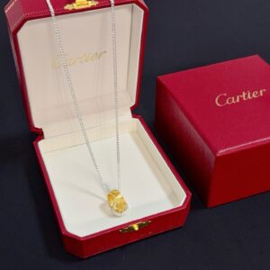 Cartier V Gold Diamond Necklace Luxury Pendant for Women