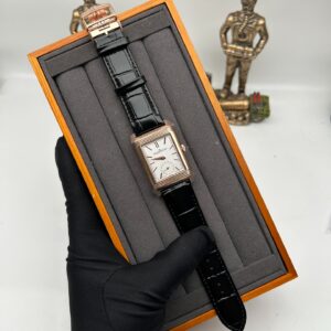 Rose Gold Reversible Double-Sided Manual Mechanical Watch