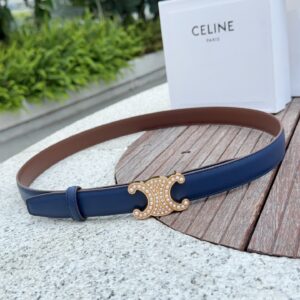 CELINE 2.5cm Double-Sided Top-Grain Cowhide Leather Belt