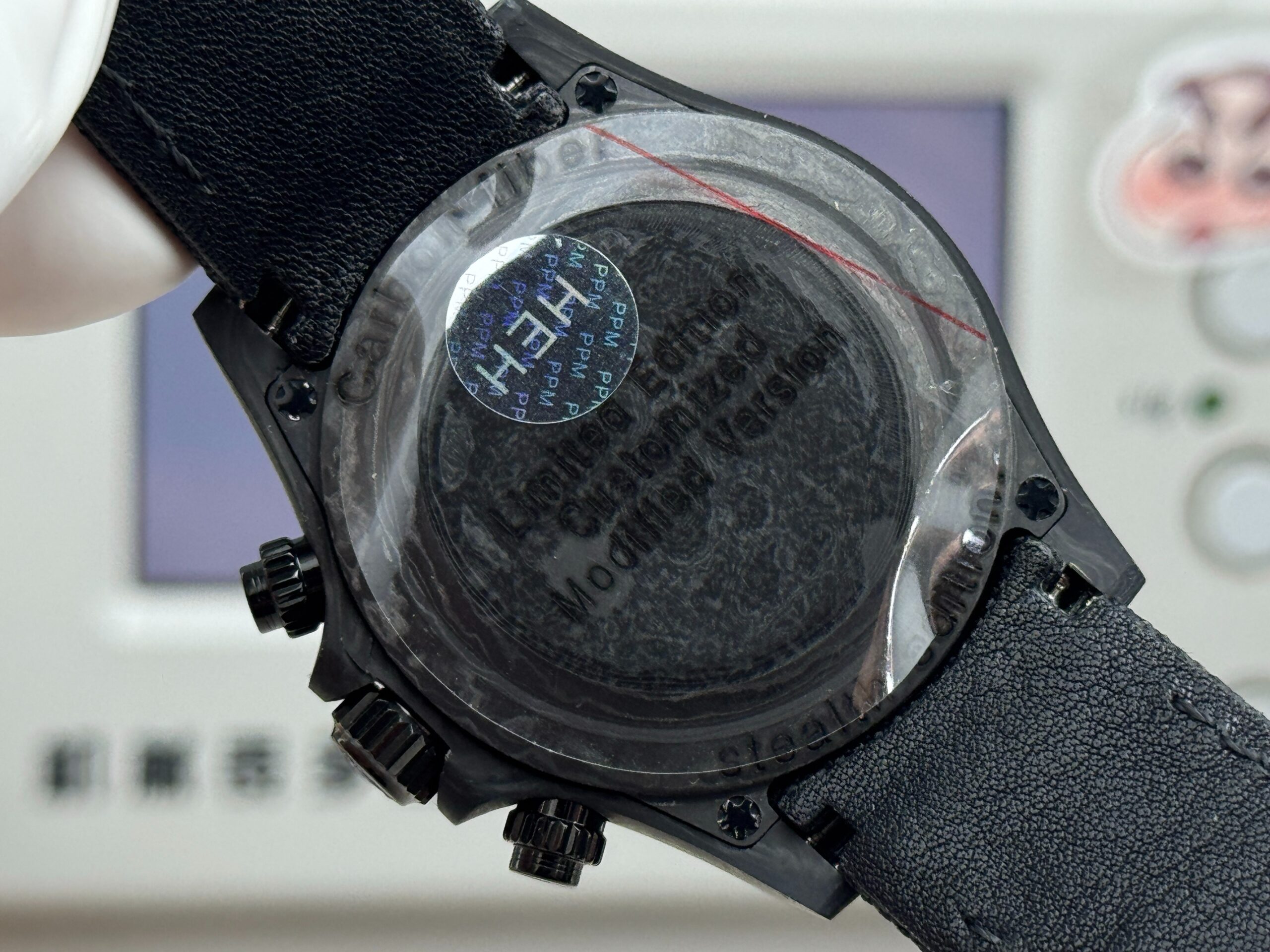 HEH Carbon Fiber DIW Custom Edition Automatic Watch Dandong 4801 - Image 4