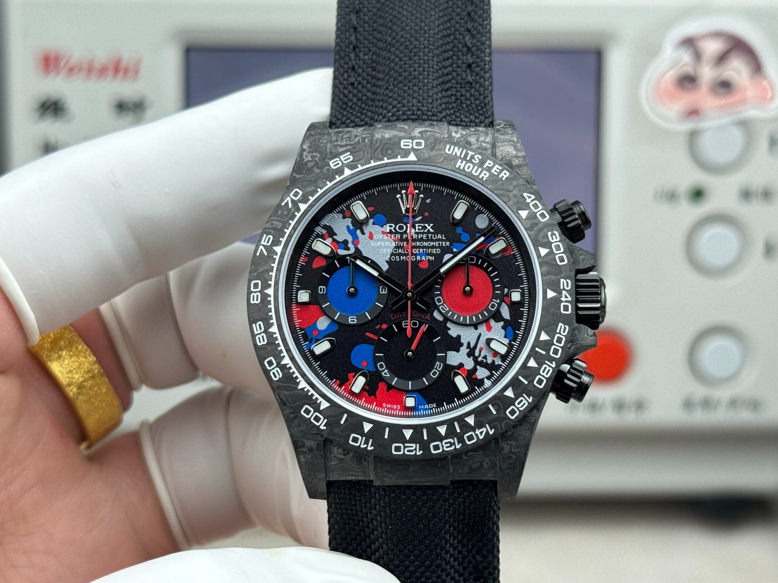 HEH Carbon Fiber DIW Custom Edition Automatic Watch Dandong 4801