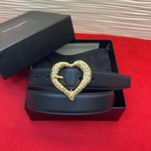 YVES SAINT LAURENT (YSL) Luxury Leather Belt Premium Designer Collection