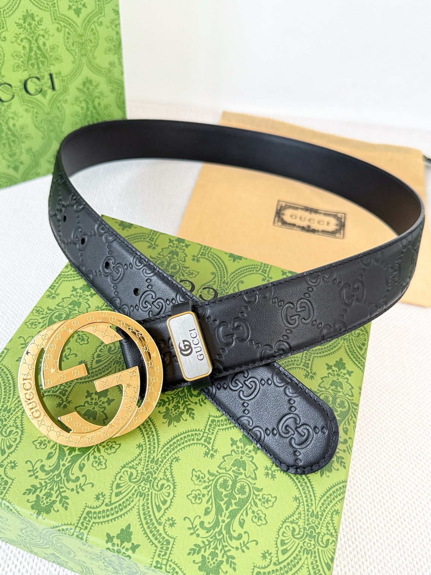 Gucci Original Belt Hook Buckle Pure Steel Buckle - Image 5